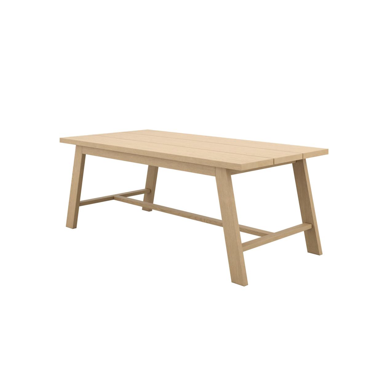 Bourton 8 Seater Dining Table, Latte Latte – image 3