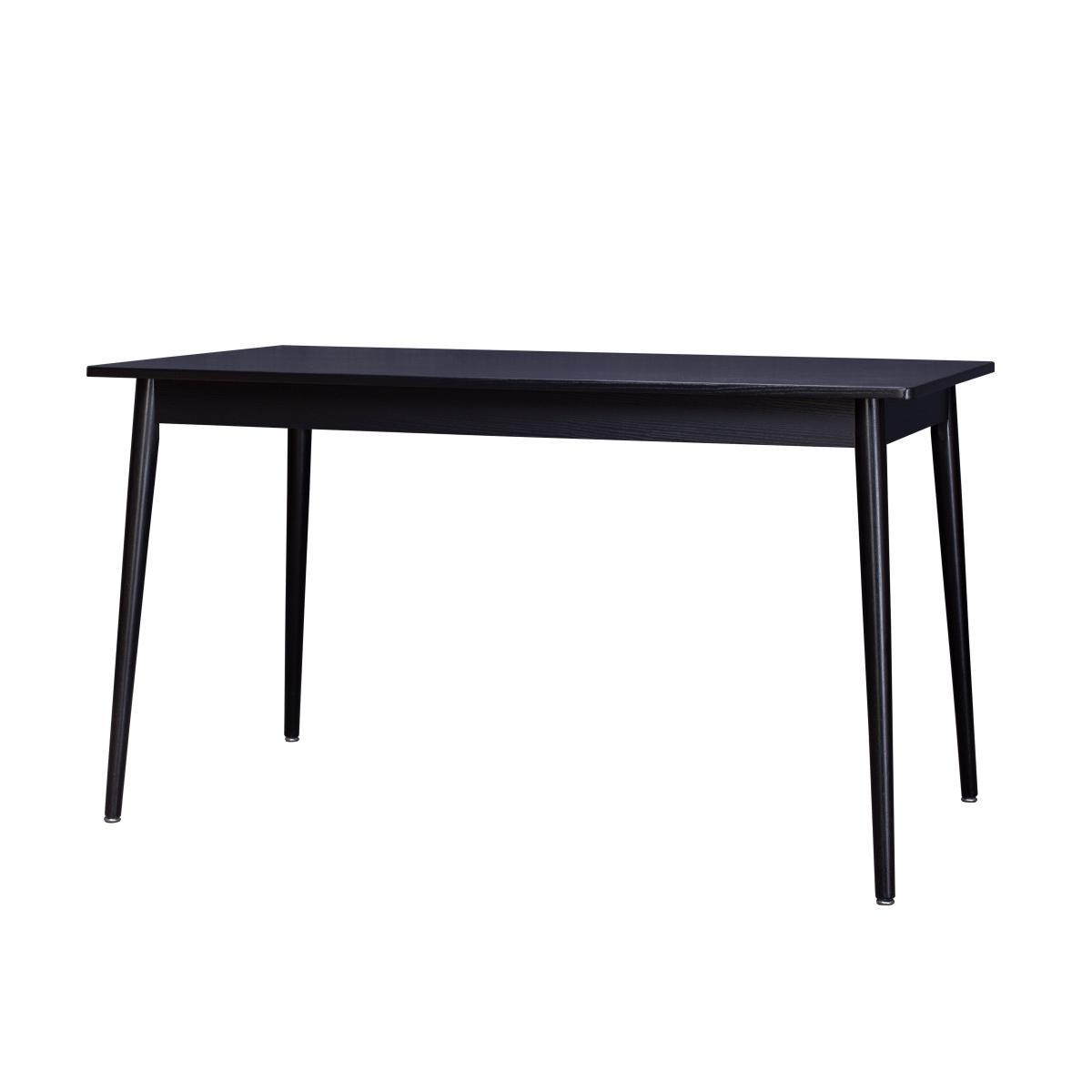 Leo Rectangular Dining Table Black – image 3