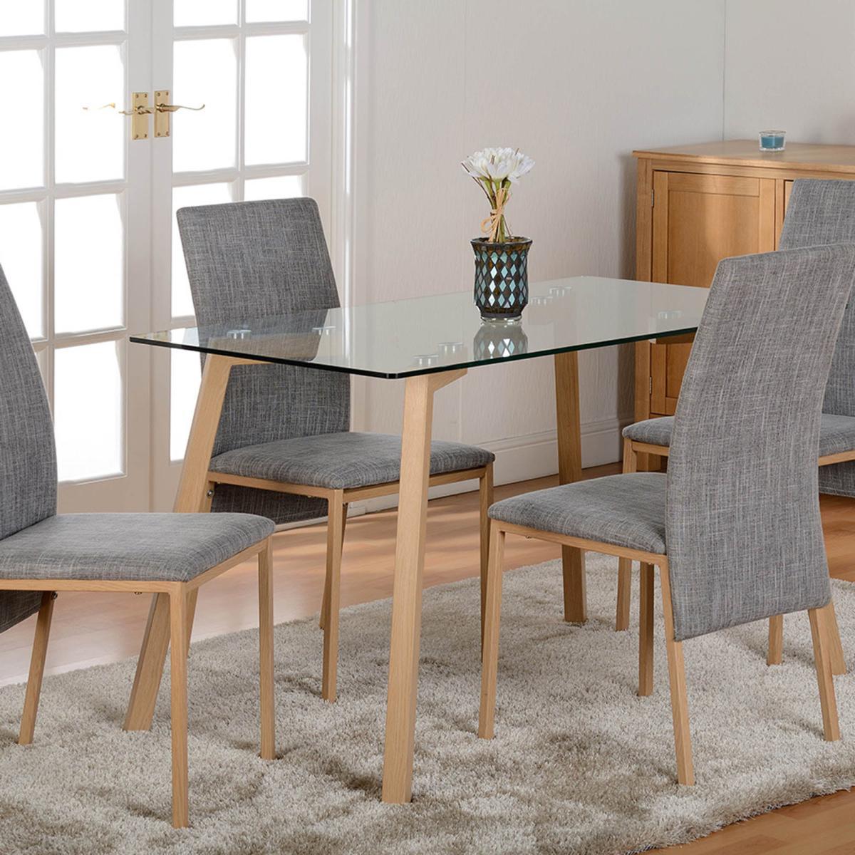 Morton 4 Seater Dining Set Natural – image 2