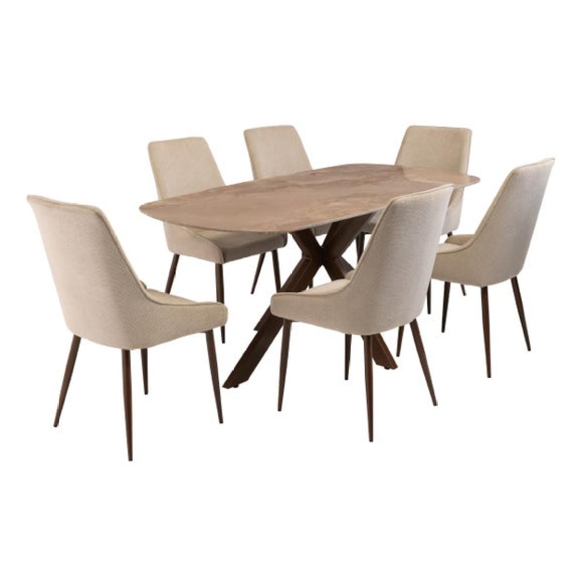 Jade Rectangular 6 Seater Dining Table – image 4