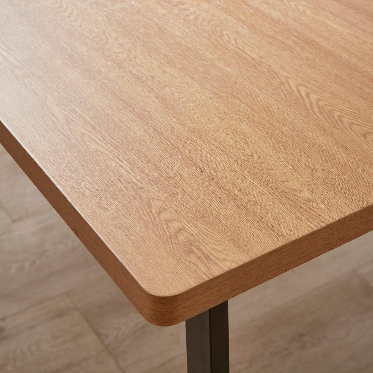 Vixen Rectangle Extending Dining Table, 180cm to 220cm Oak Effect Oak (Brown) – image 3