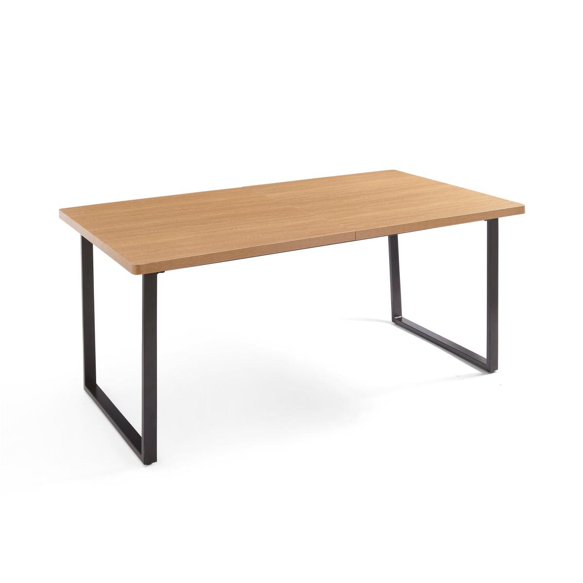 Vixen Rectangle Extending Dining Table, 180cm to 220cm Oak Effect Oak (Brown) – image 4