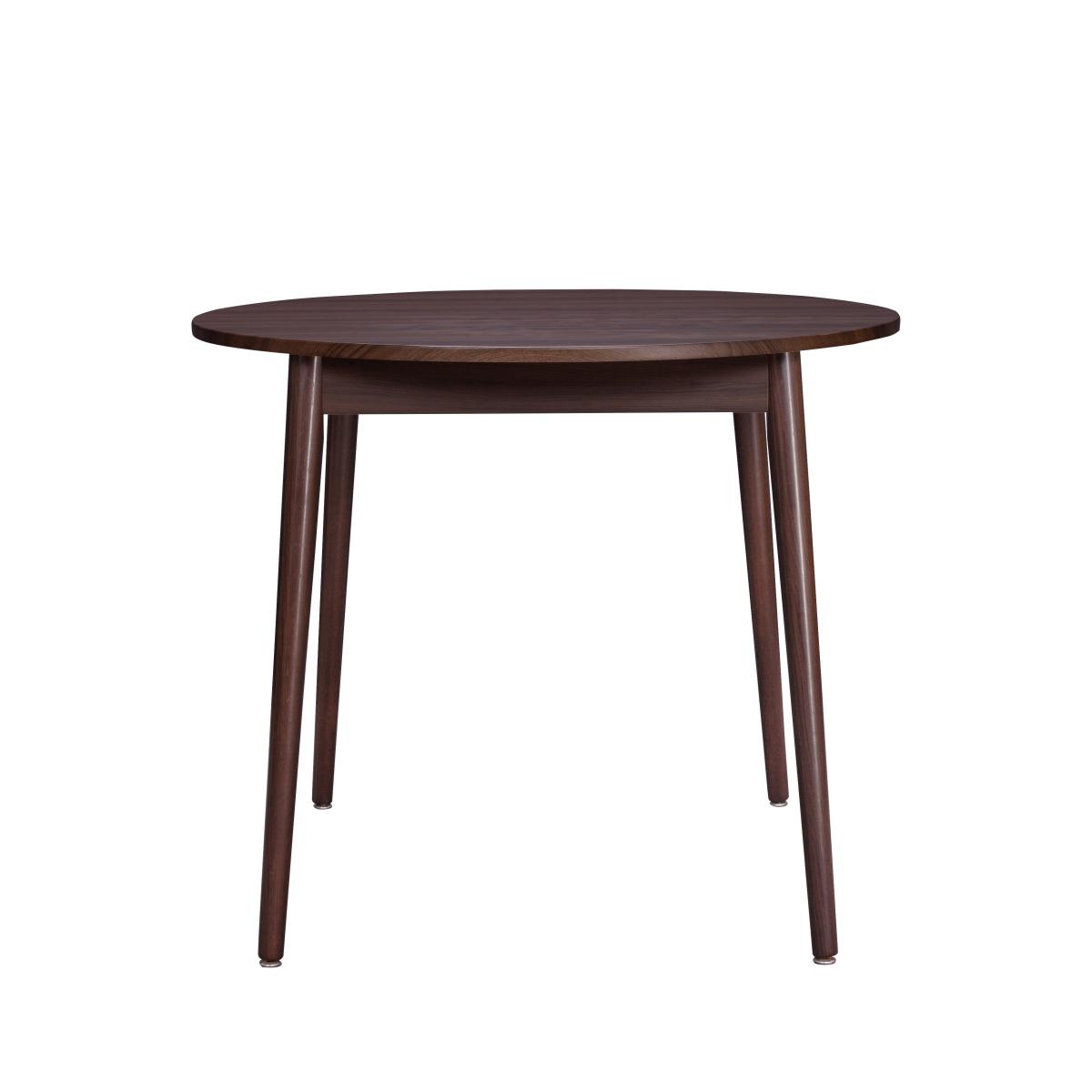 Leo Round Dining Table Brown – image 4