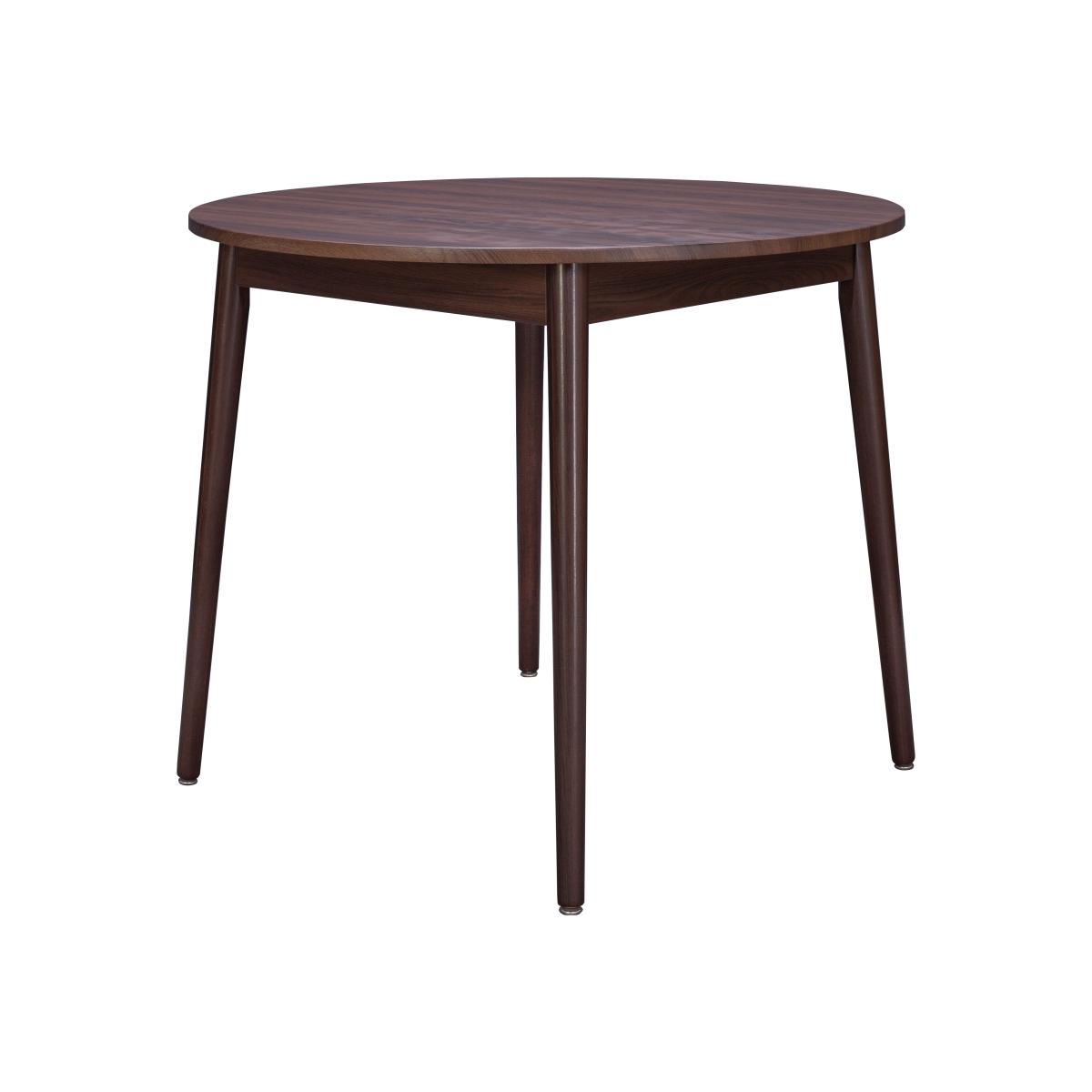 Leo Round Dining Table Brown – image 1