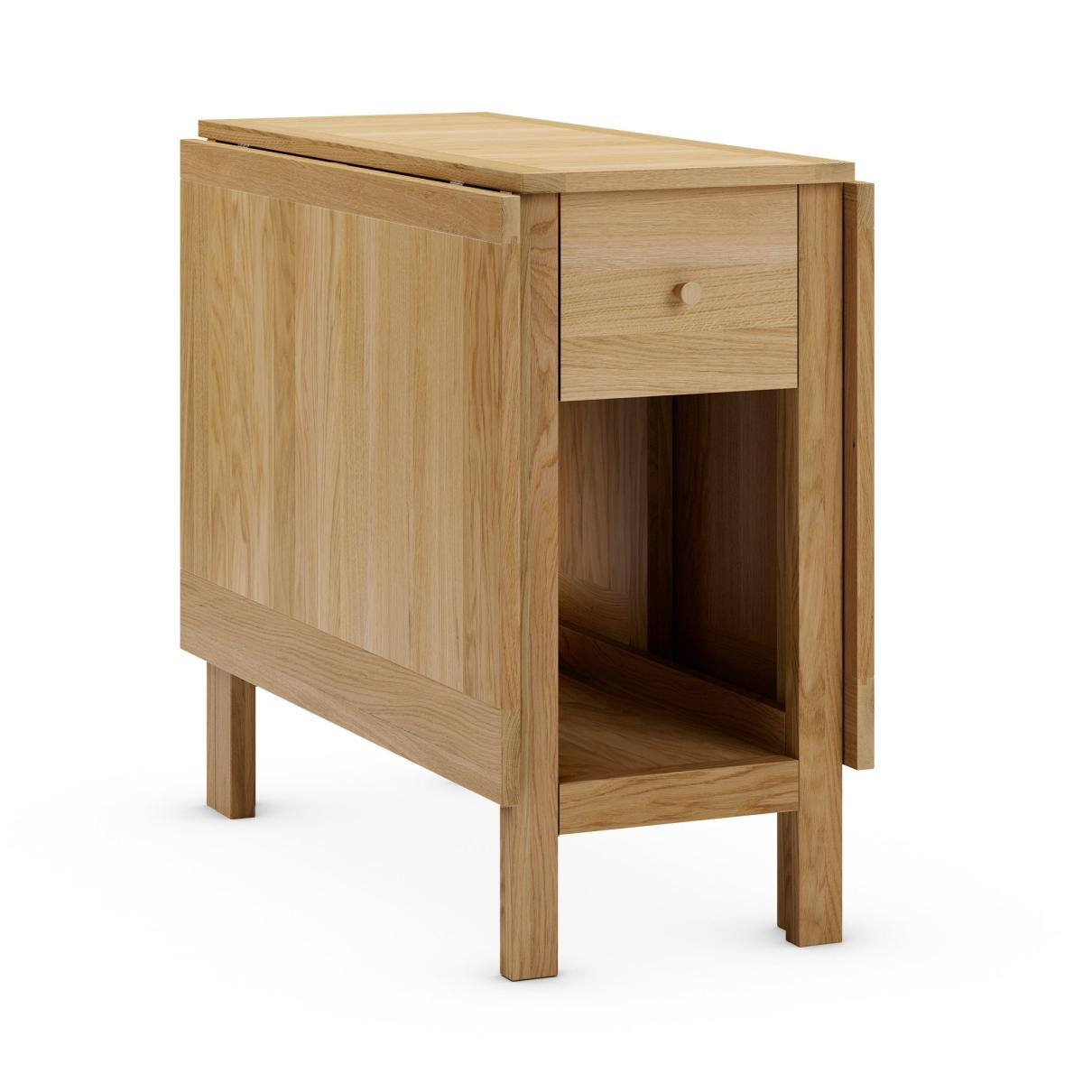 Clifford 2-4 Seater Drop Leaf Dining Table, Oak Oak – image 4