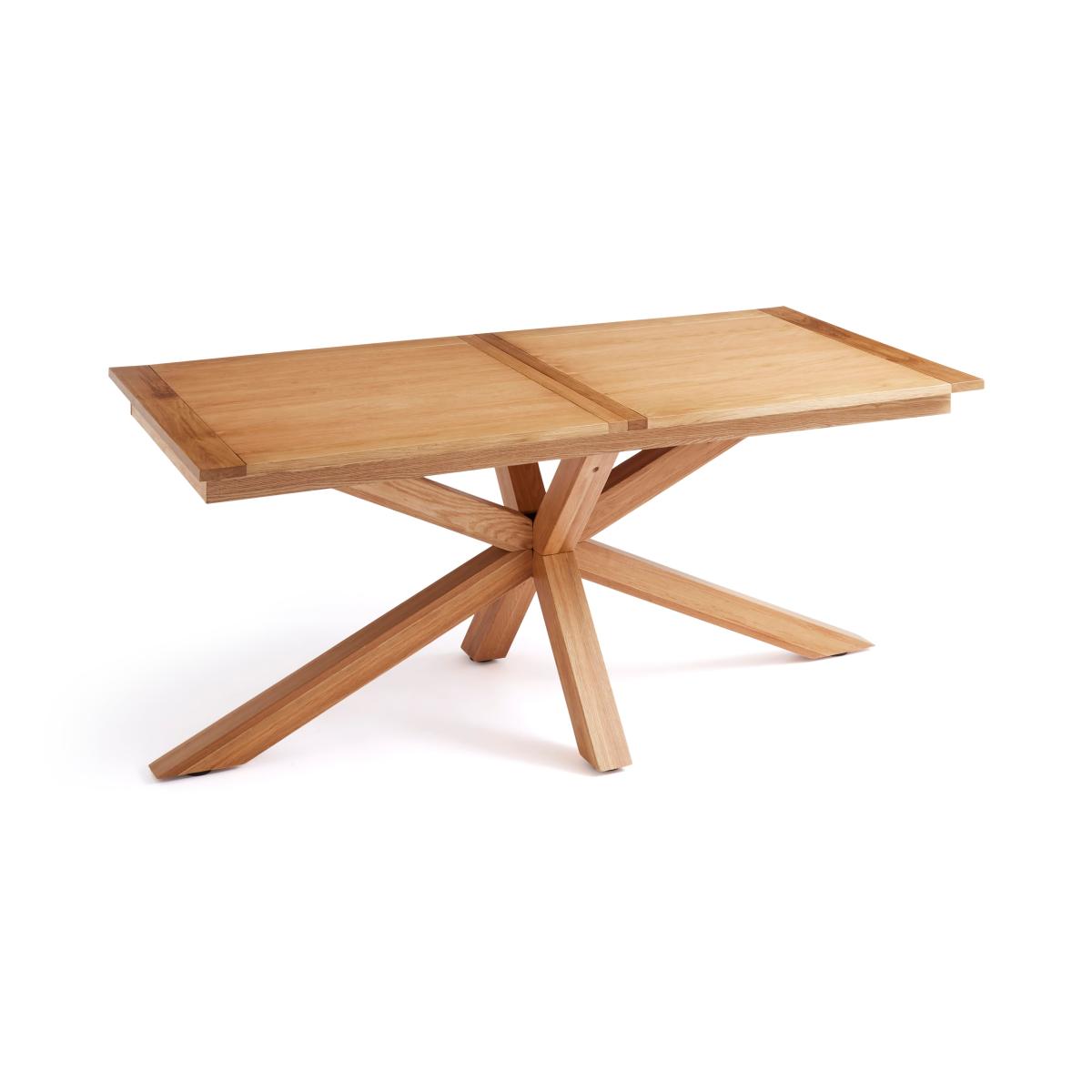 Xavi 10 Seater Rectangular Extendable Dining Table, Oak Oak – image 3