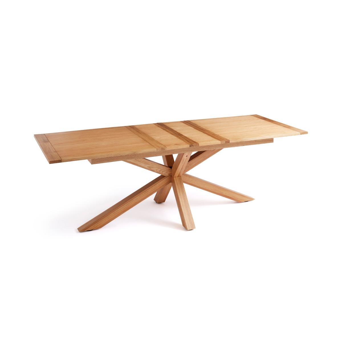 Xavi 10 Seater Rectangular Extendable Dining Table, Oak Oak – image 4