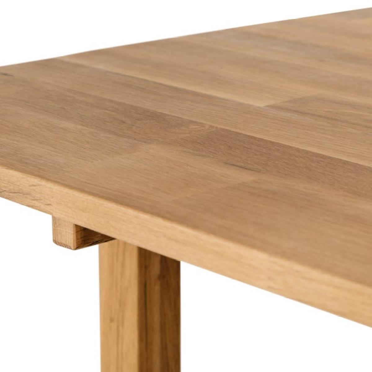 Return - Coxmoor 4-6 Seater Square Extendable Dining Table, Solid Oak – image 5