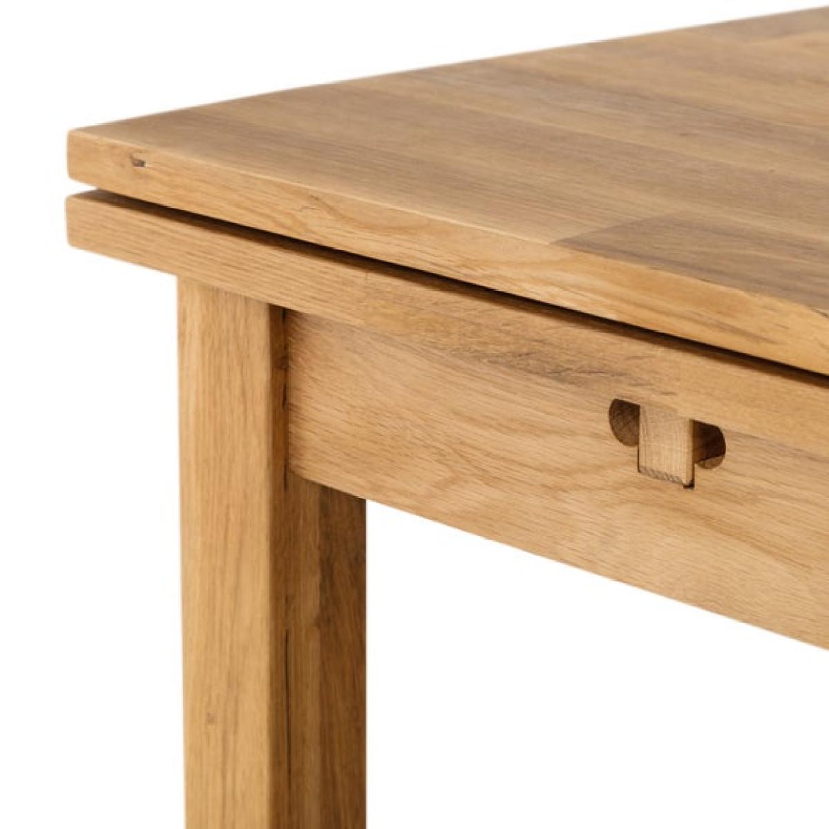 Return - Coxmoor 4-6 Seater Square Extendable Dining Table, Solid Oak – image 7