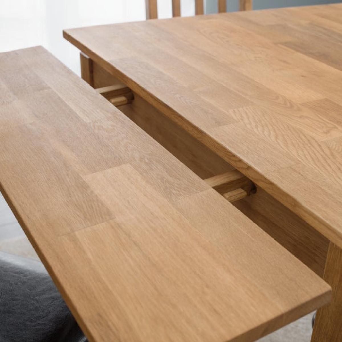Return - Coxmoor 4-6 Seater Square Extendable Dining Table, Solid Oak – image 8