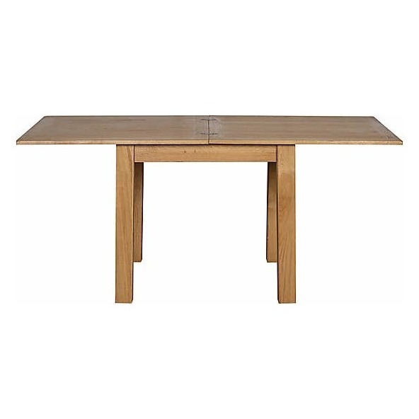 Sidmouth Oak Effect Top Dining Table Light Brown / Natural – image 2