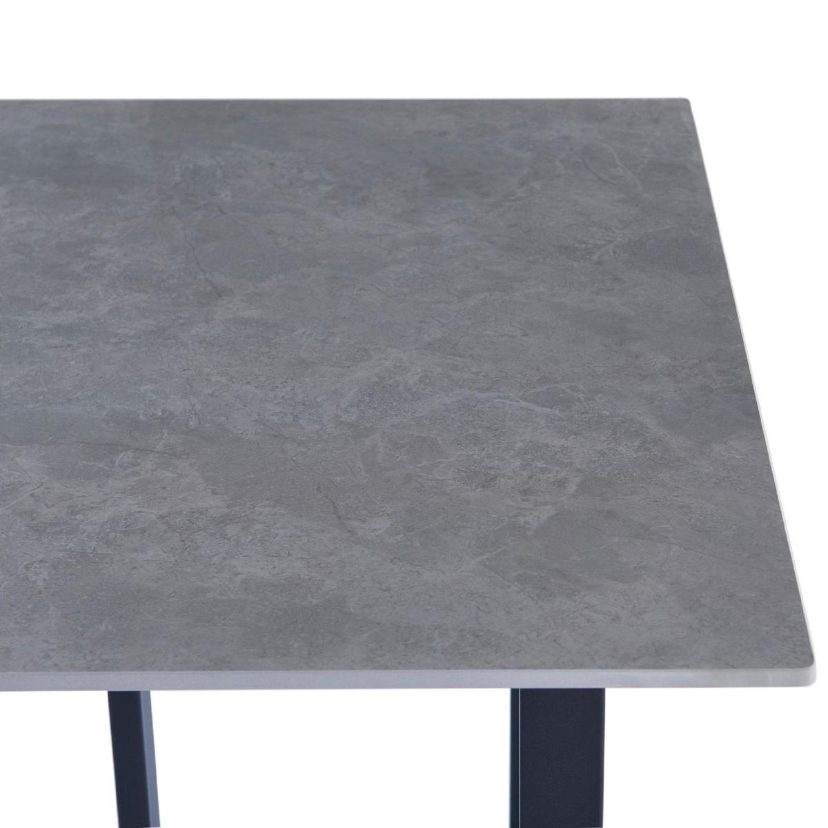 Cillian Rectangular 4 Seater Dining Table Sintered Stone Grey – image 3