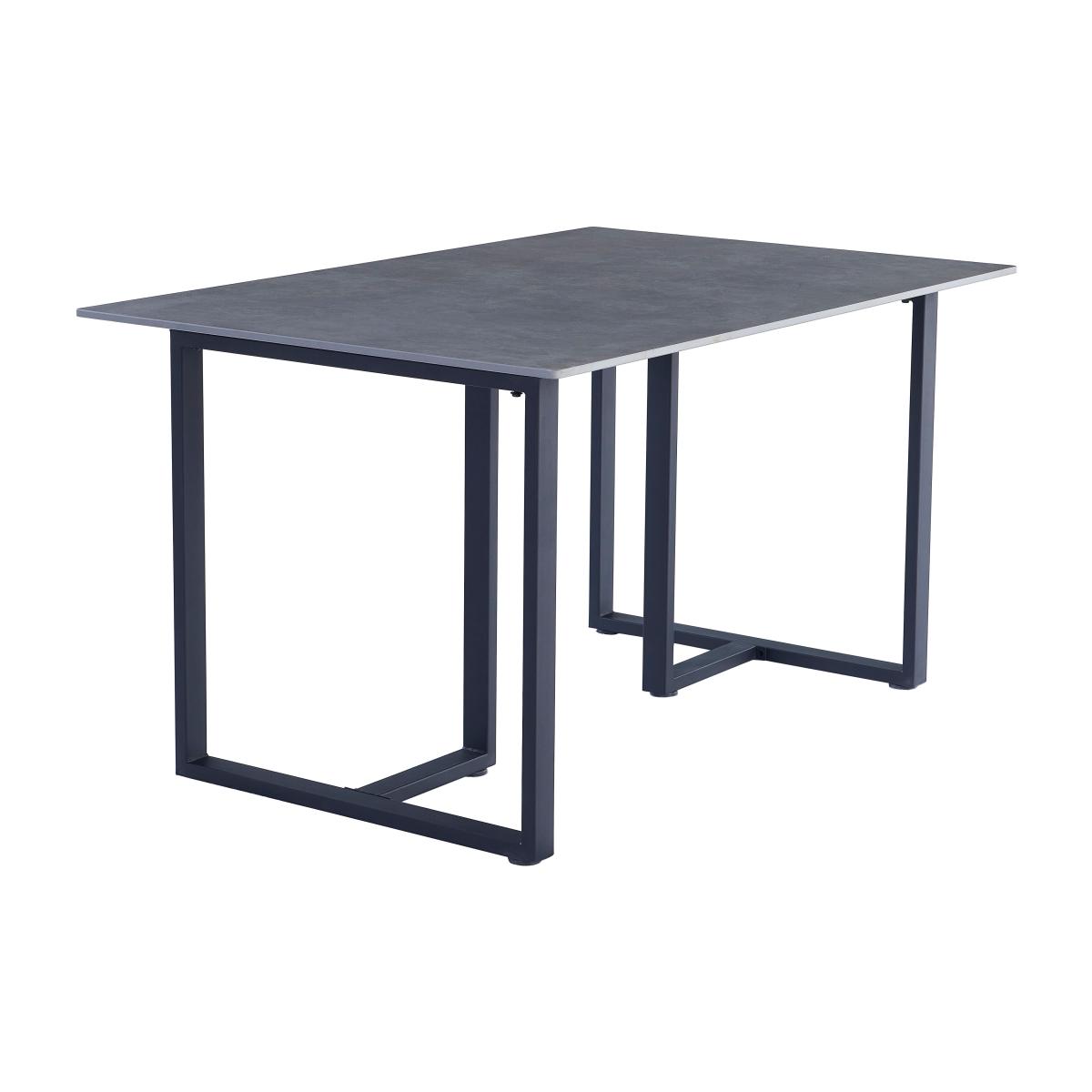 Cillian Rectangular 4 Seater Dining Table Sintered Stone Grey – image 1