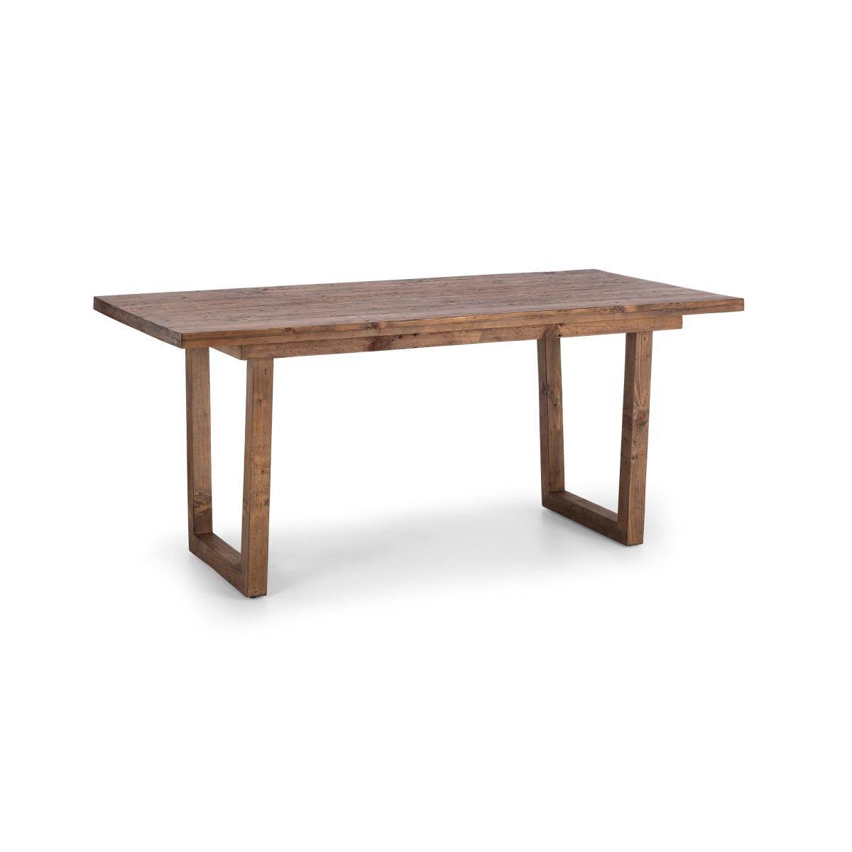 Woburn 4 Seater Dining Table, Pine Brown – image 3