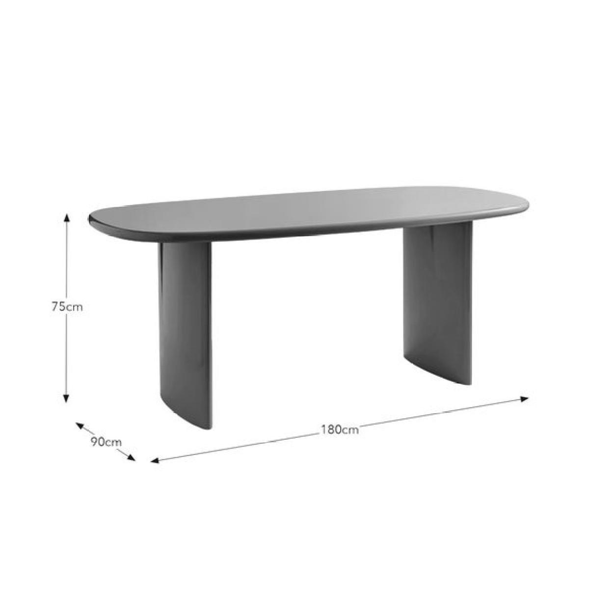 Elements Ellis 6 Seater Oval Dining Table – image 5