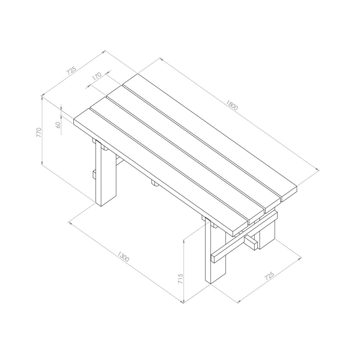 Rebecca Dining Table Natural – image 5