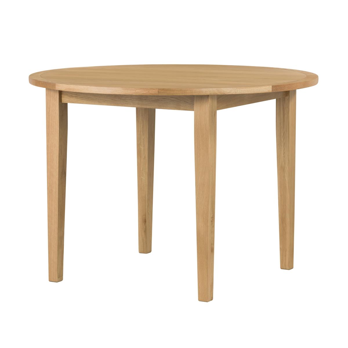 Maddox Round Dining Table Brown – image 2