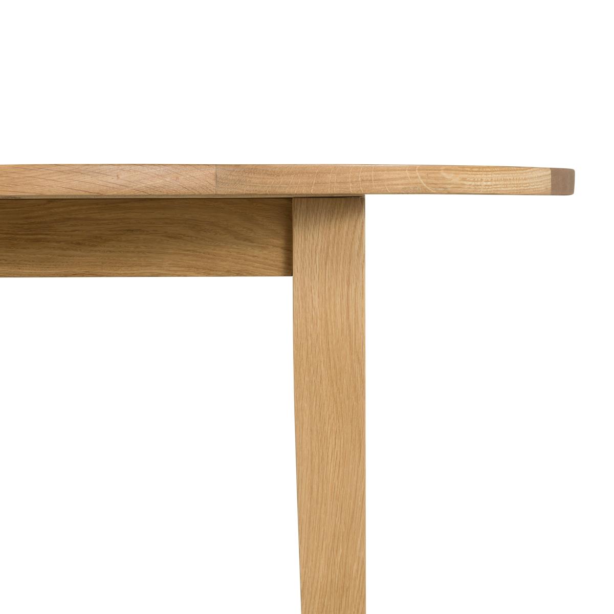 Maddox Round Dining Table Brown – image 3