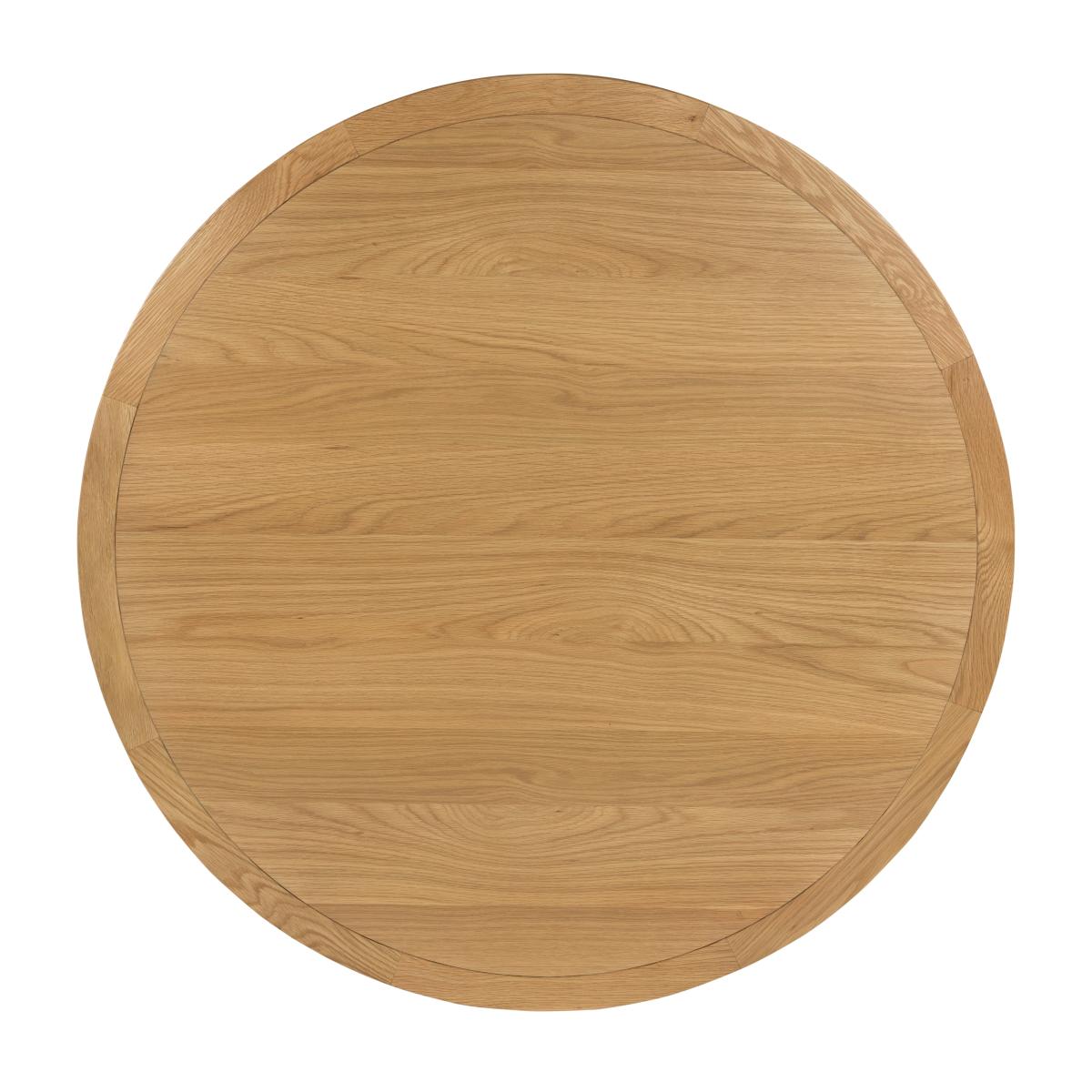Maddox Round Dining Table Brown – image 6