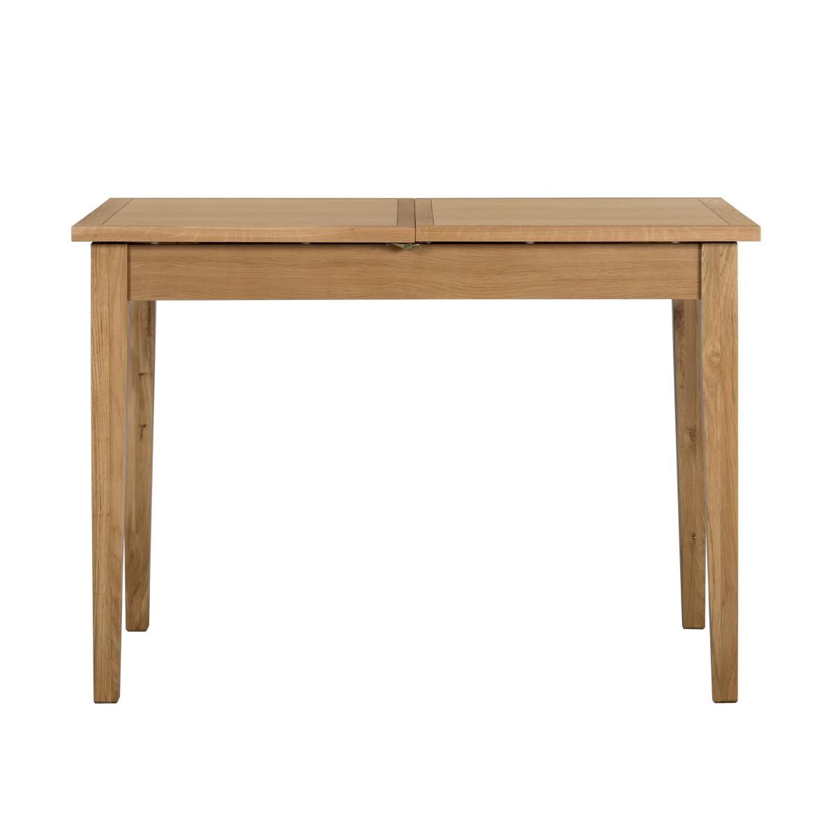 Maddox Compact Extending Dining Table Brown – image 2