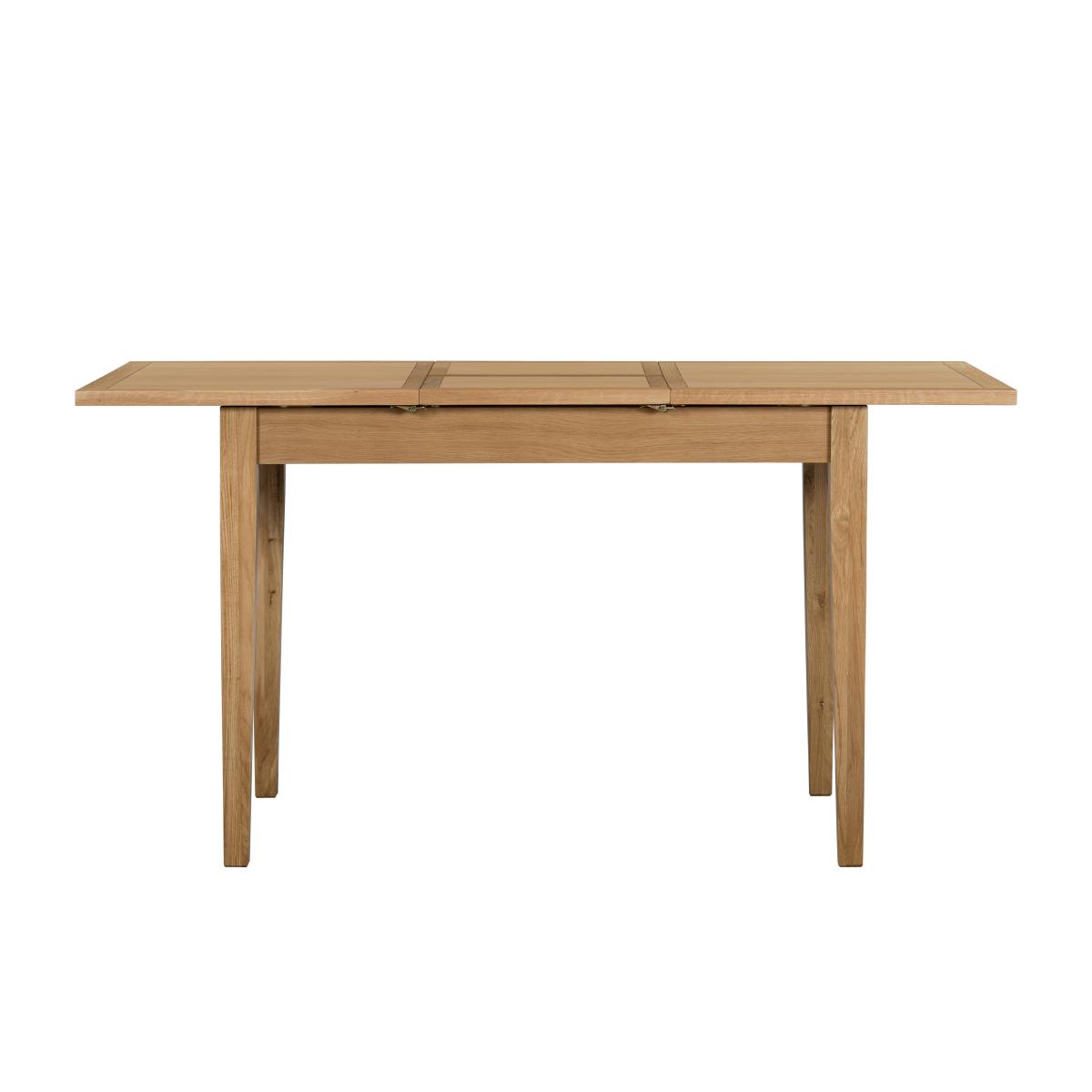 Maddox Compact Extending Dining Table Brown – image 3