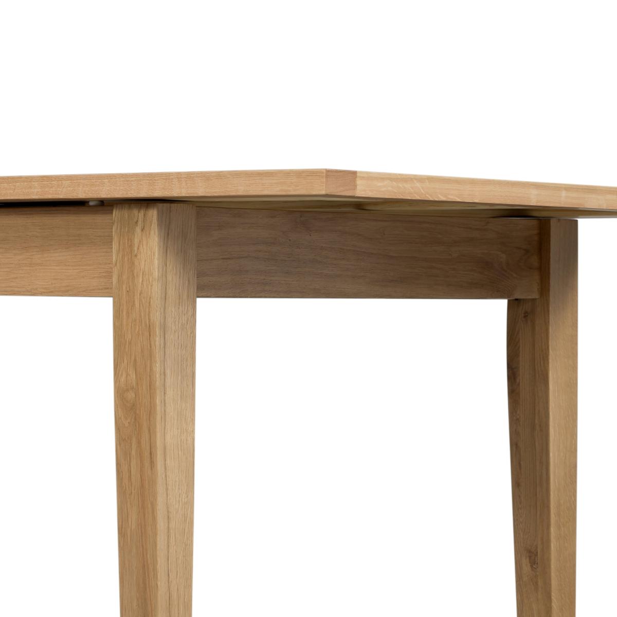 Maddox Compact Extending Dining Table Brown – image 7