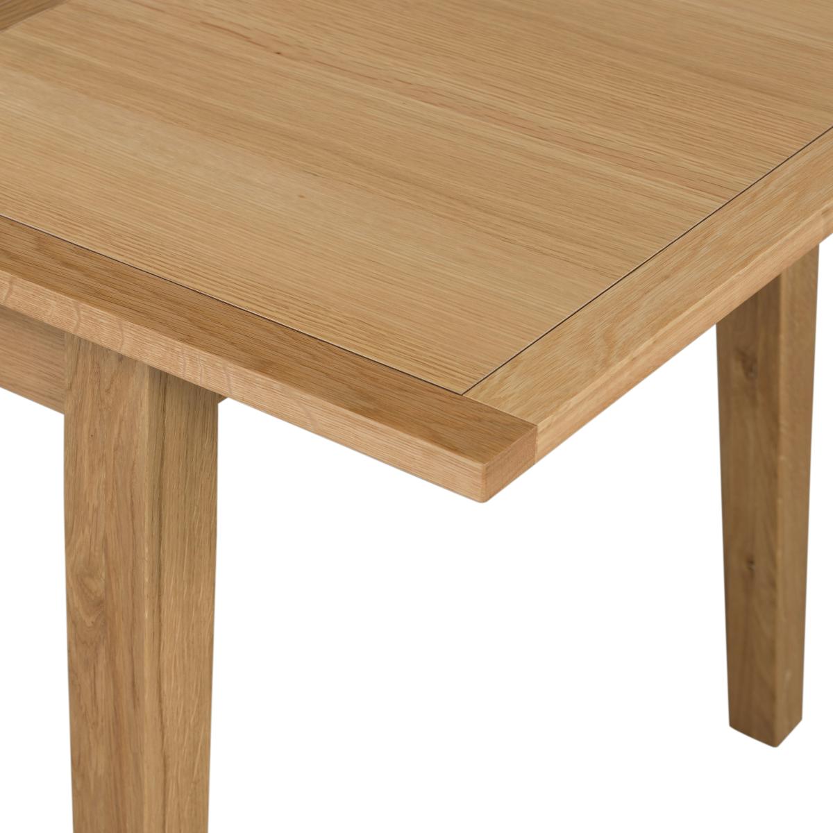 Maddox Compact Extending Dining Table Brown – image 8