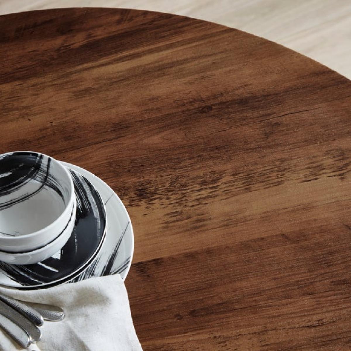 Ezra Round 4 Seater Dining Table – image 2