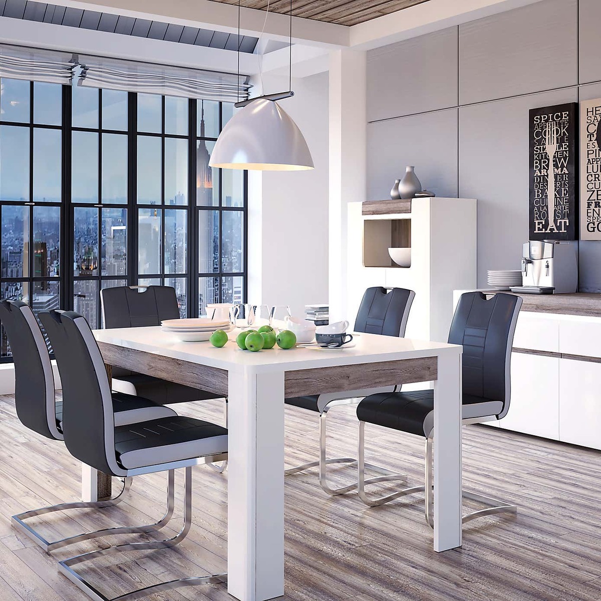 Toronto Dining Table White – image 3