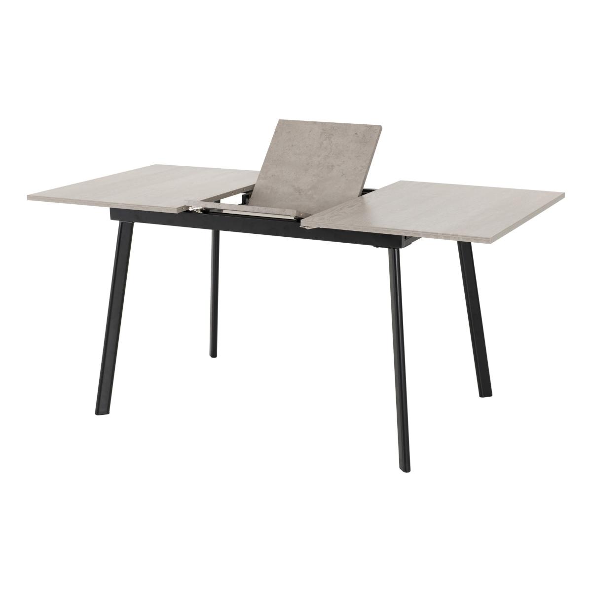 Avery Grey Oak Effect Extendable Dining Table Grey – image 2