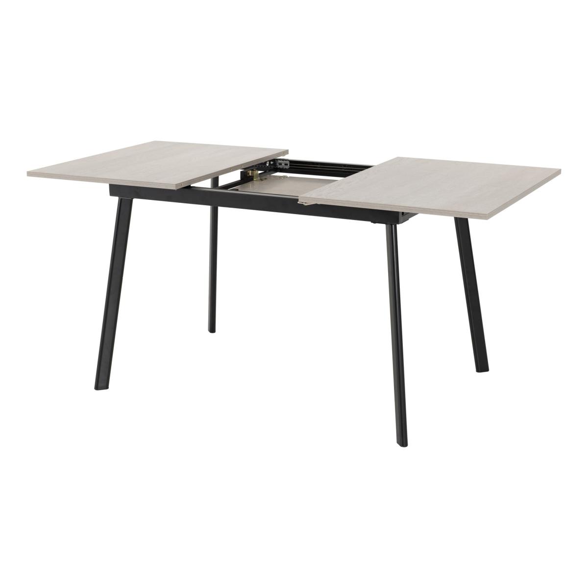 Avery Grey Oak Effect Extendable Dining Table Grey – image 3