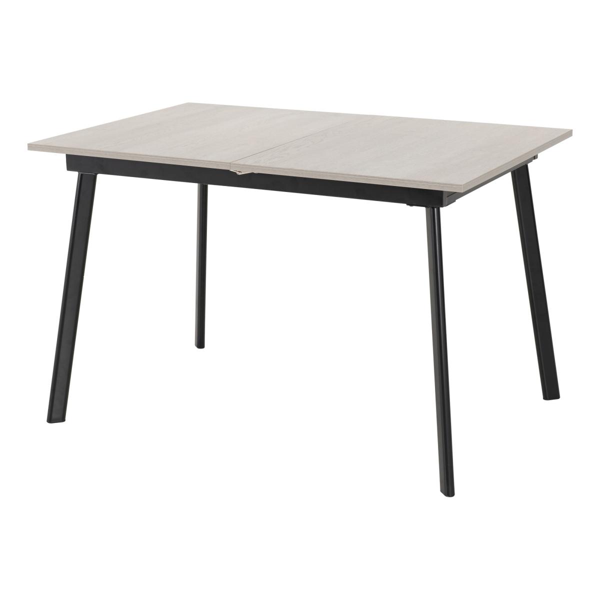Avery Grey Oak Effect Extendable Dining Table Grey – image 4