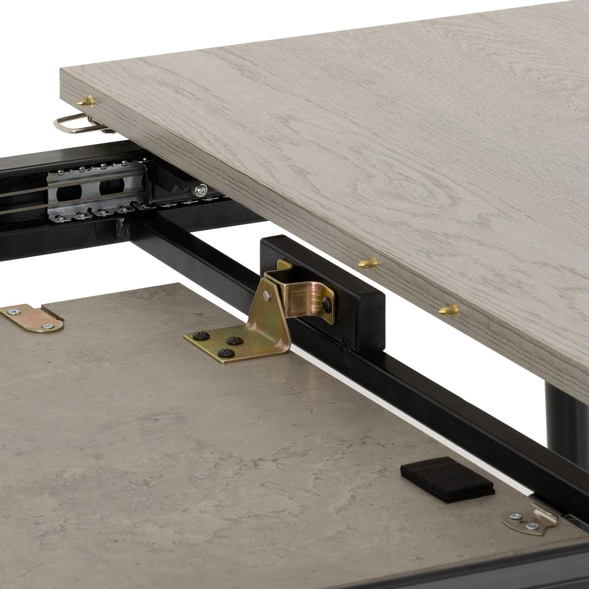 Avery Grey Oak Effect Extendable Dining Table Grey – image 6