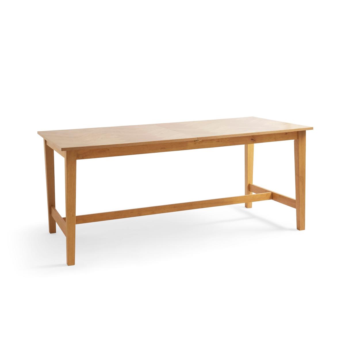 Frederick 8 Seater Rectangular Extendable Dining Table Natural – image 6