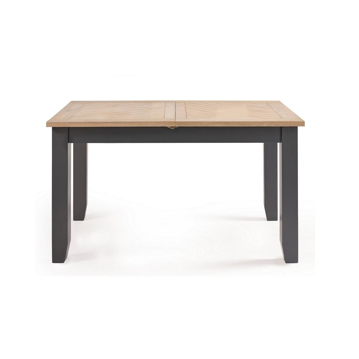 Bordeaux Extendable Dining Table Dark Grey Grey – image 3