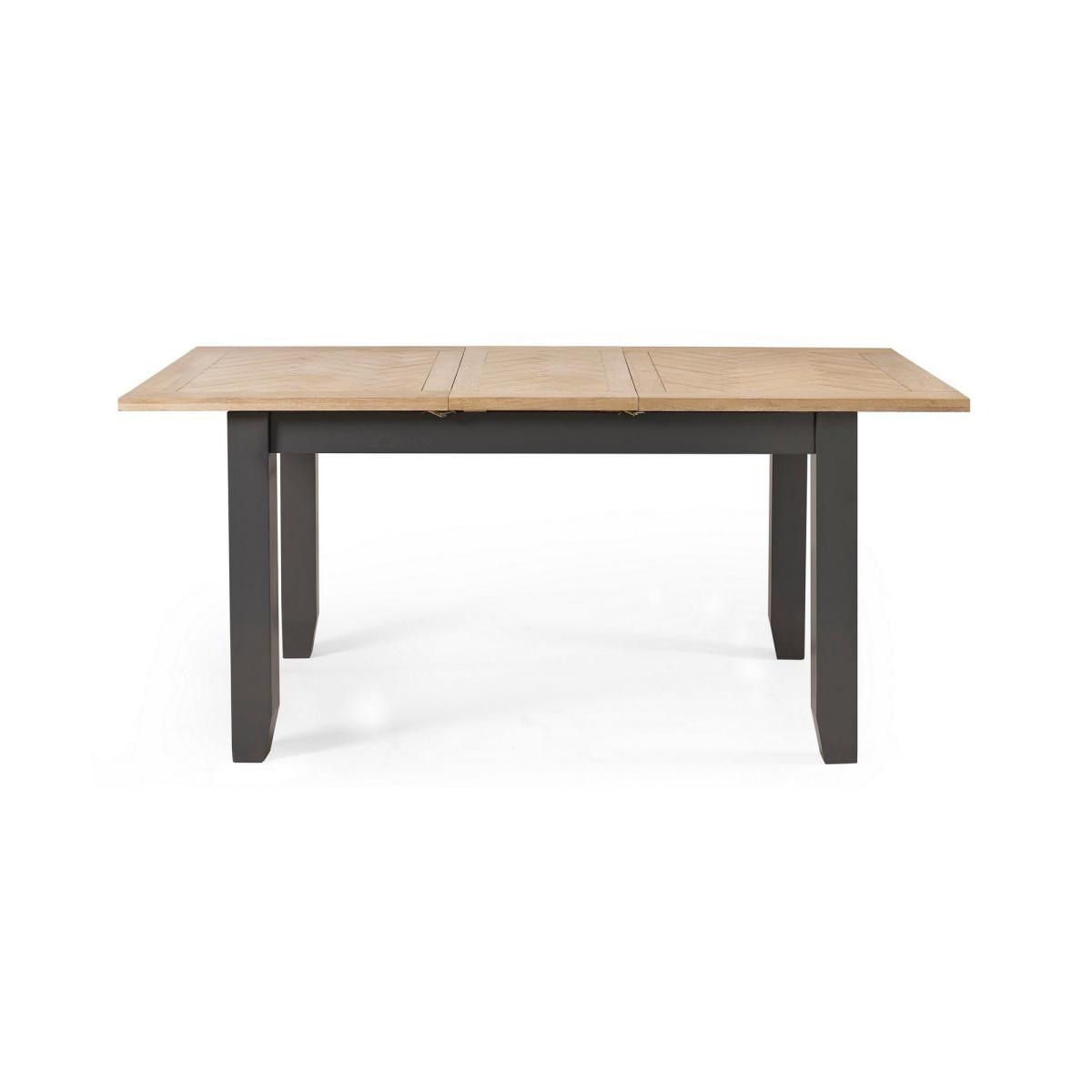 Bordeaux Extendable Dining Table Dark Grey Grey – image 4