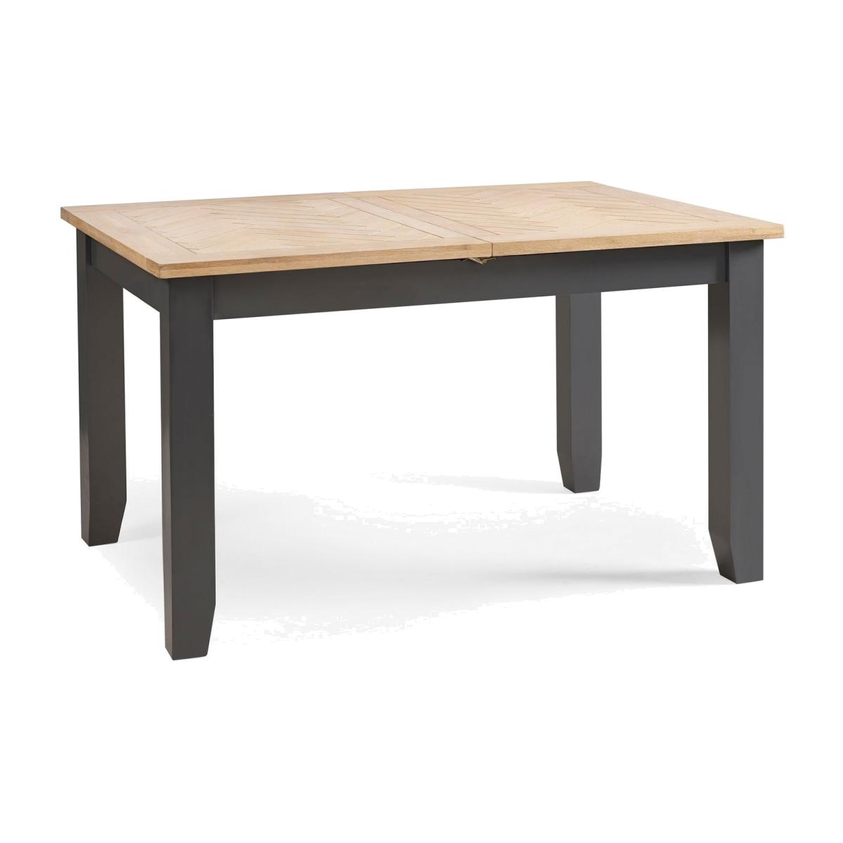 Bordeaux Extendable Dining Table Dark Grey Grey – image 1
