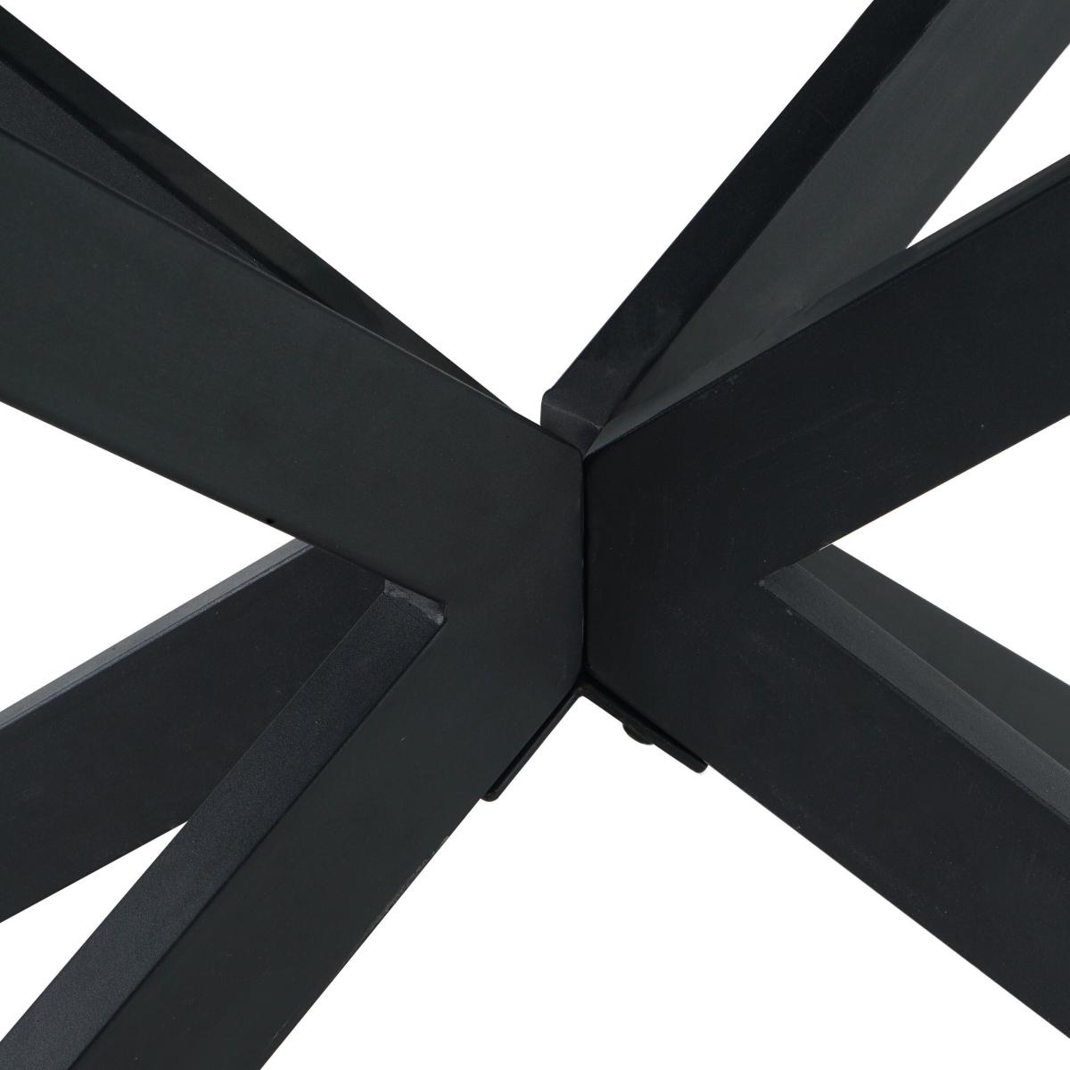 Lumia Black Rectangular Dining Table Black – image 5