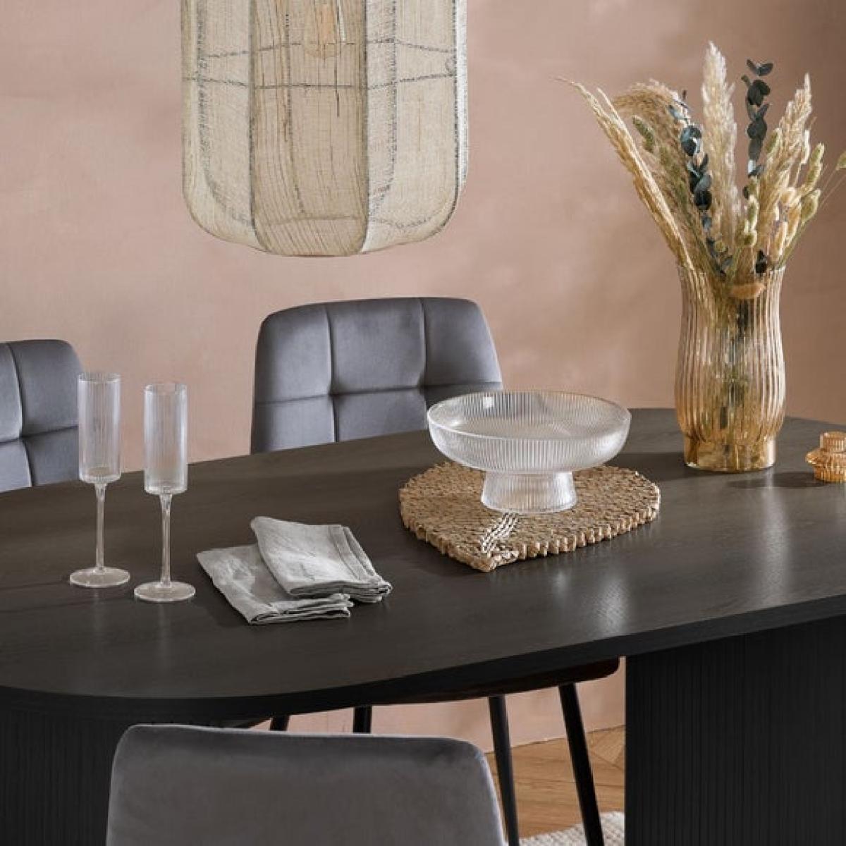 Axel 6 Seater Oval Dining Table – image 3