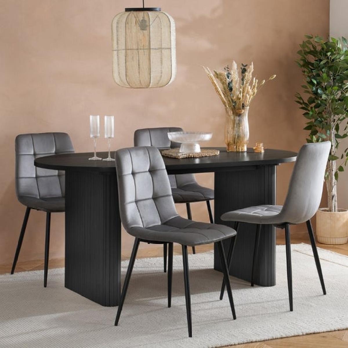 Axel 6 Seater Oval Dining Table – image 9