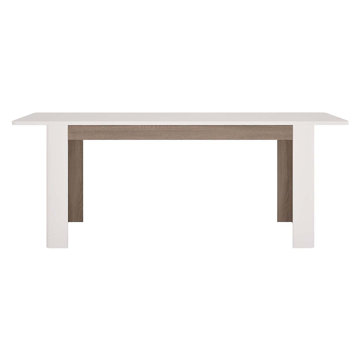 Chelsea Extending Dining Table Grey with White – image 4