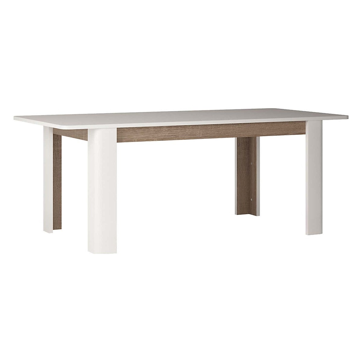 Chelsea Extending Dining Table Grey with White – image 2
