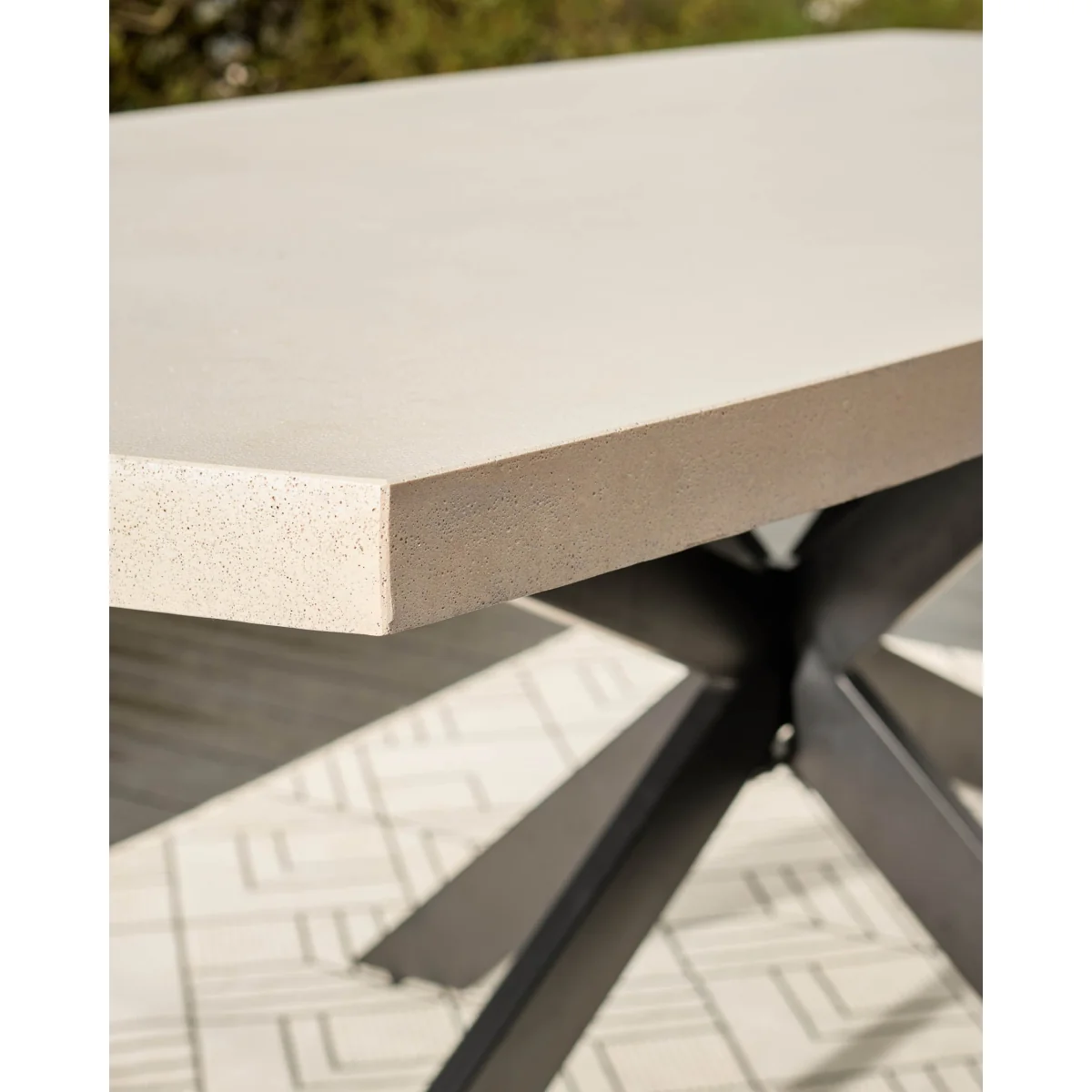 Donato dark grey 10 seater dining table – image 12
