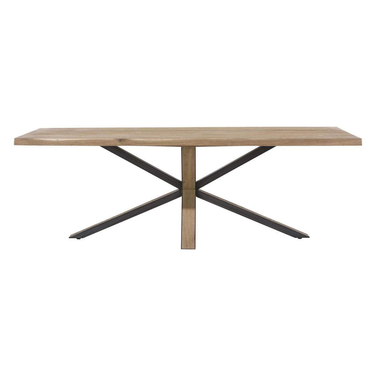 Habufa - Detroit Starburst Leg Dining Table - 250-cm - Brown