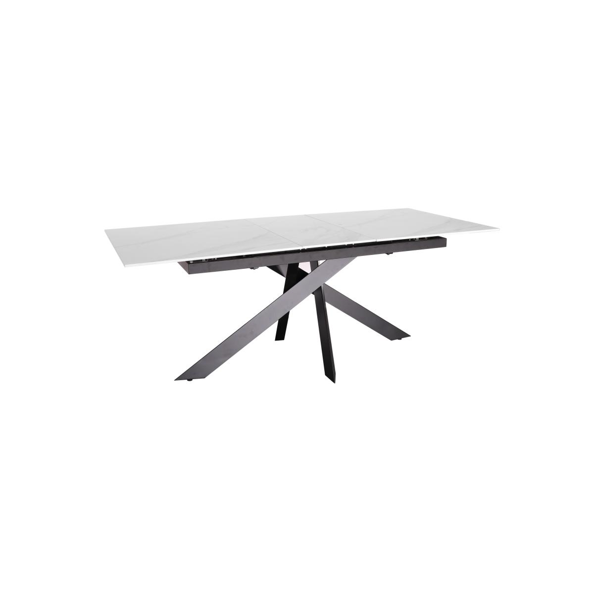 Samurai Extending Dining Table with White Stone Top – image 7