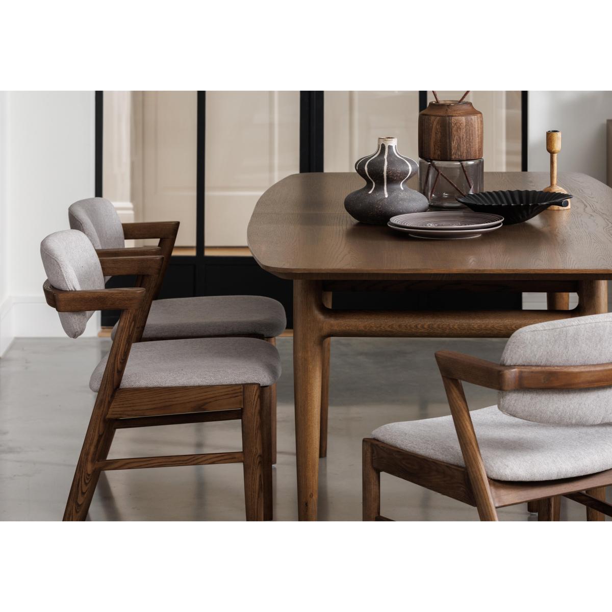 G Plan - Marlow Extending Dining Table with 4 Dining Arm Chairs – image 2