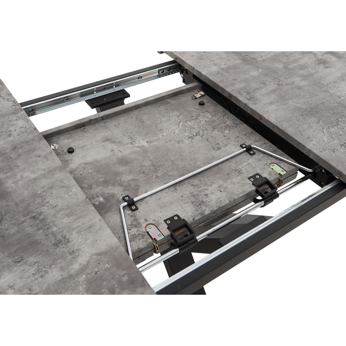 Diego Rectangle Extending Dining Table - Grey – image 5