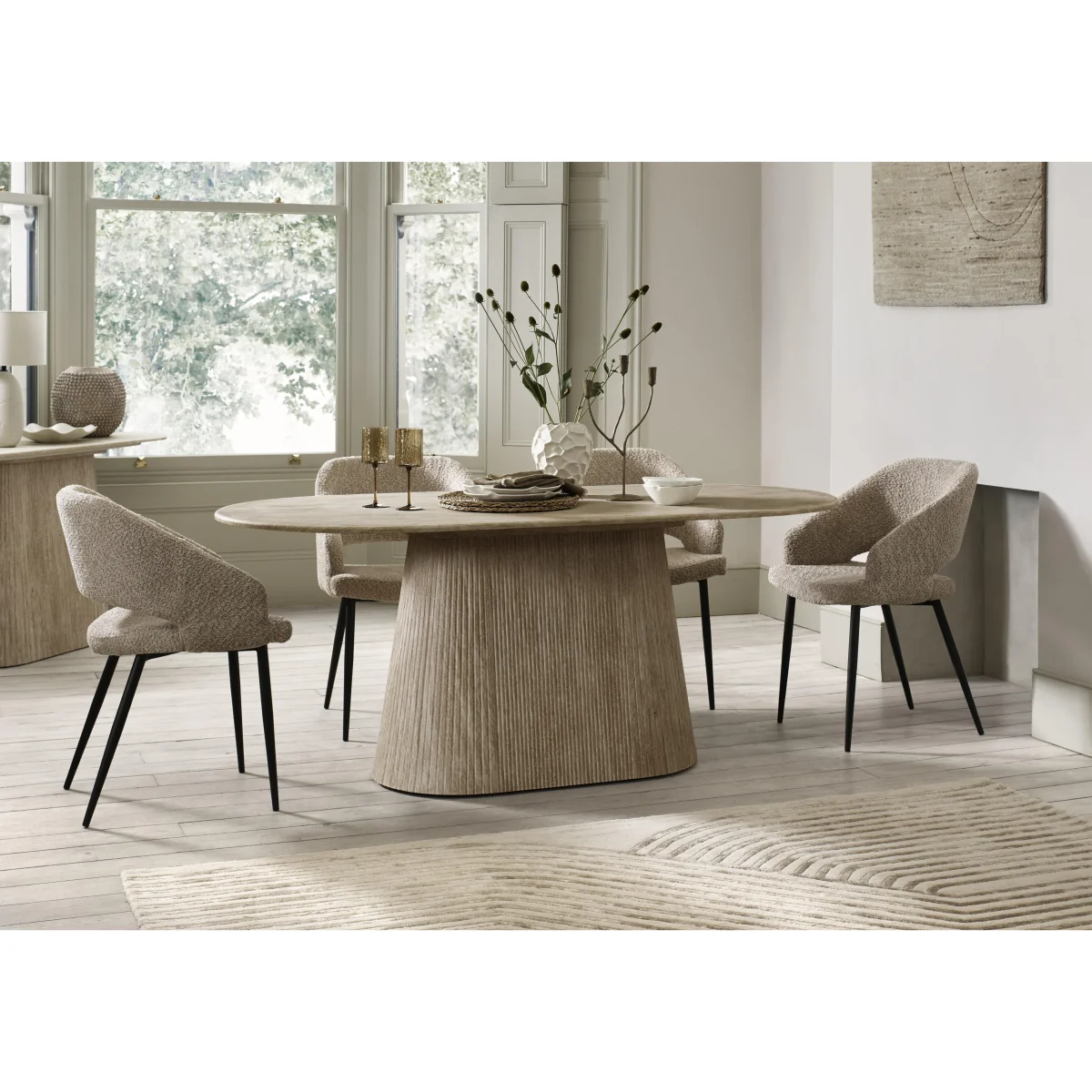 Romeo Oval Dining Table - 200-cm - Dining Room Furniture - In Time for Christmas – image 2