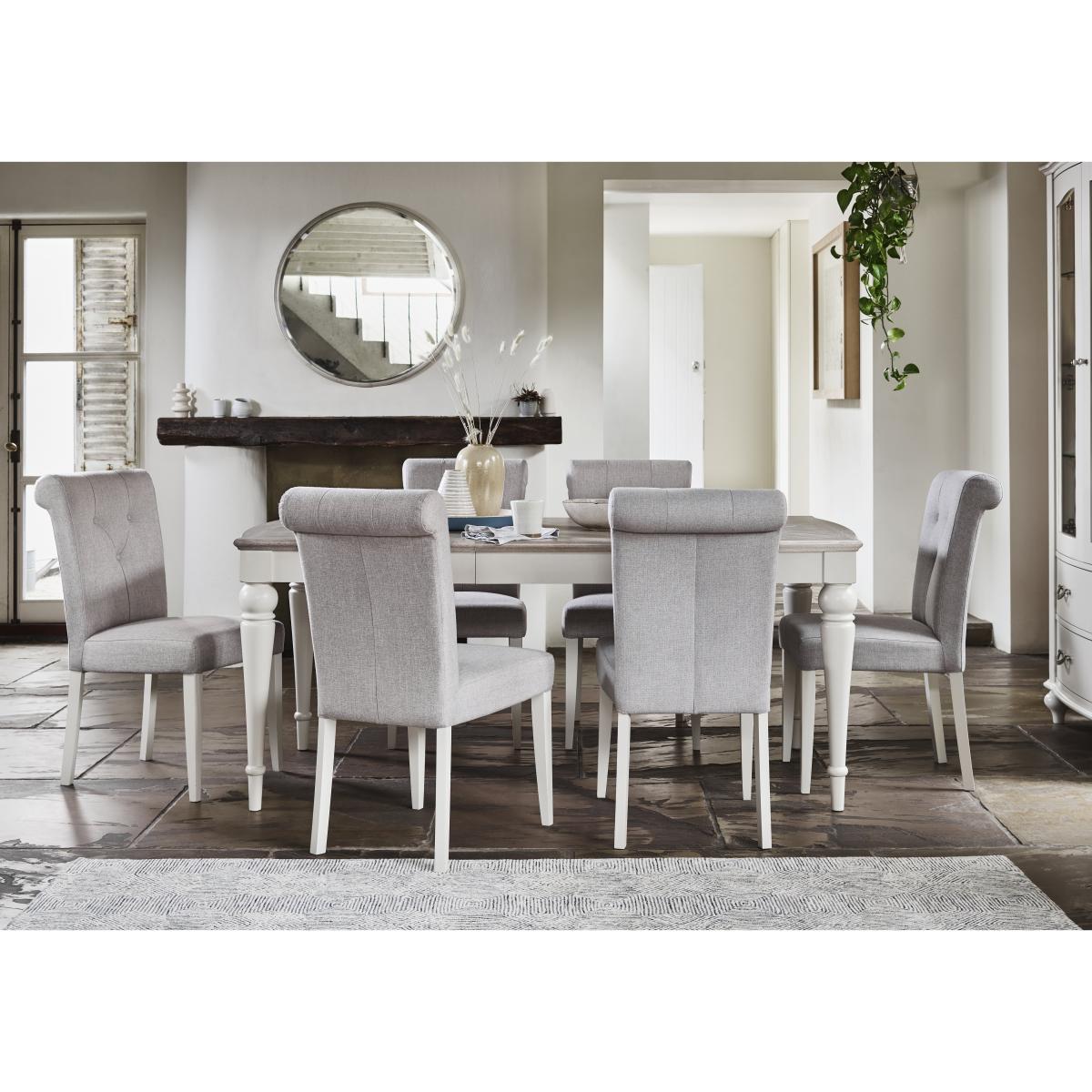 Furnitureland - Annecy Large Extending Dining Table - Soft Grey – image 2