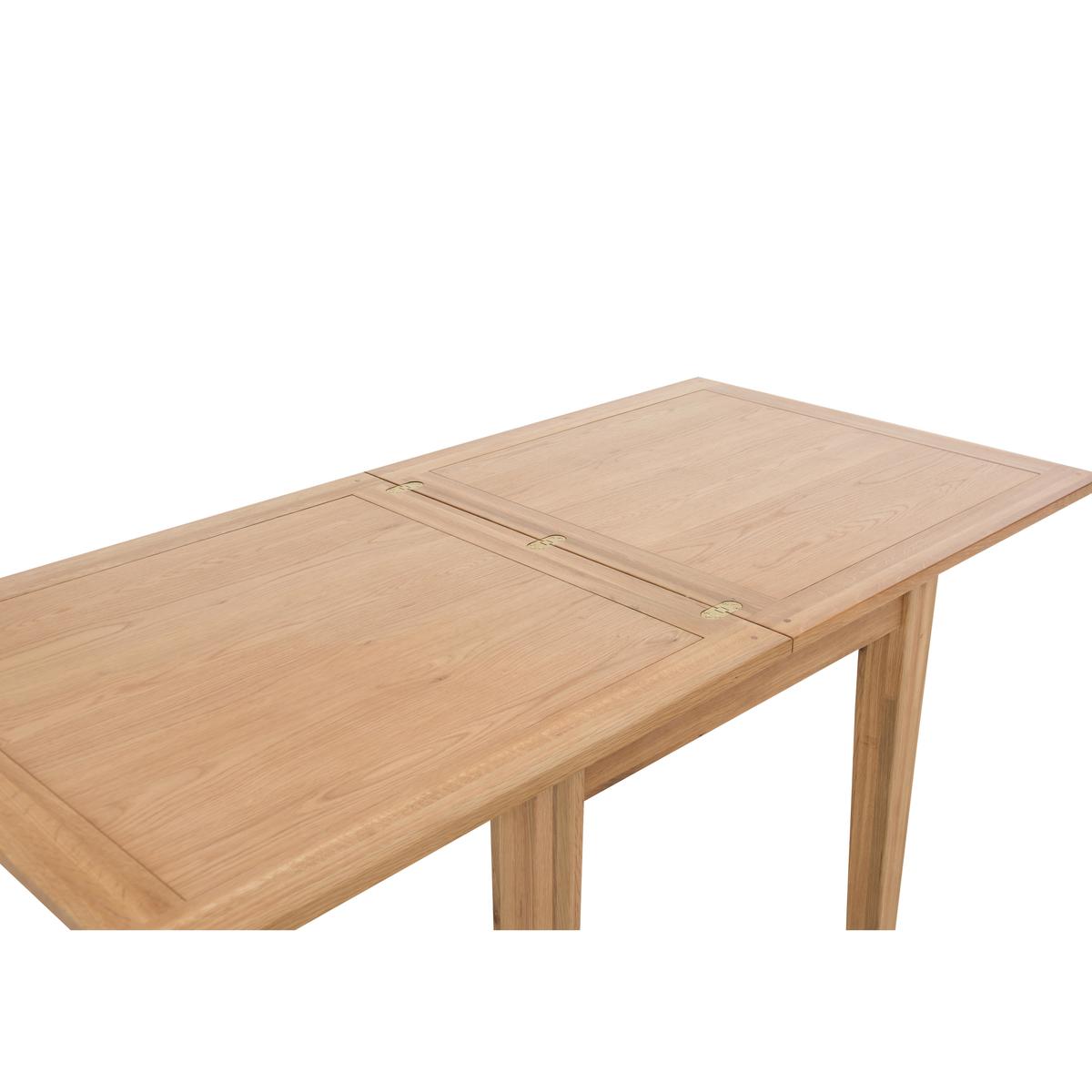 Furnitureland - California Extending Flip Top Table - Brown – image 5